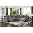  Manufacturer Color_Slate  -- Signature Design by Ashley Next Gen DuraPella Power Reclining Leather Look Loveseat with Console IMAGE 16