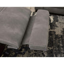  Manufacturer Color_Slate  -- Signature Design by Ashley Next Gen DuraPella Power Reclining Leather Look Loveseat with Console IMAGE 9