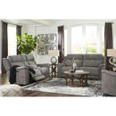  Manufacturer Color_Slate  -- Signature Design by Ashley Next Gen DuraPella Power Reclining Leather Look Sofa IMAGE 12