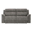  Manufacturer Color_Slate  -- Signature Design by Ashley Next Gen DuraPella Power Reclining Leather Look Sofa IMAGE 3