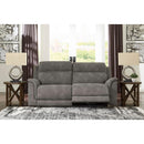  Manufacturer Color_Slate  -- Signature Design by Ashley Next Gen DuraPella Power Reclining Leather Look Sofa IMAGE 6