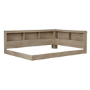  Size_Full  -- Oliah EB2270B2 Full Bookcase Storage Bed IMAGE 4
