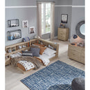  Size_Full  -- Oliah EB2270B2 Full Bookcase Storage Bed IMAGE 8