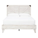  Size_Queen  -- Shawburn EB4121B1 Queen Crossbuck Panel Platform Bed IMAGE 2
