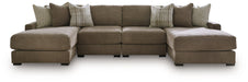 Camellia-Court Double Chaise Sectional - Atchison Furniture Company (Atchison, KS)