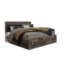  Size_King  -- Derekson B200B19 King Panel Bed with 4 Storage Drawers IMAGE 1