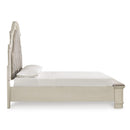  Size_Queen  -- Realyn Upholstered Platform Bed with Storage IMAGE 3