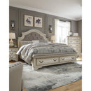  Size_King  -- Realyn B743B20 King Upholstered Storage Bed IMAGE 7