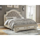  Size_California King  -- Realyn B743B21 California King Upholstered Storage Bed IMAGE 5