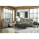  Motion Type_Power Recline  -- Signature Design by Ashley Next Gen Gaucho Reclining Leather Look Sofa IMAGE 9