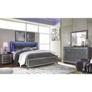  Size_King  -- Lodanna B214B15 King Panel Bed IMAGE 3