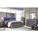  Size_King  -- Lodanna B214B15 King Panel Bed IMAGE 4