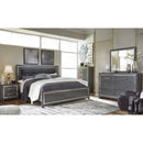  Size_King  -- Lodanna B214B15 King Panel Bed IMAGE 5