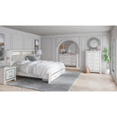  Size_King  -- Altyra B2640B30 King Upholstered Bookcase Bed with Storage IMAGE 6