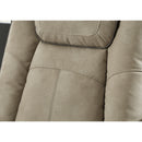  Manufacturer Color_Sand  -- Signature Design by Ashley Next Gen DuraPella Power Reclining Leather Look Loveseat with Console IMAGE 10
