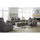  Manufacturer Color_Slate  -- Next-Gen DuraPella 2200418 Power Reclining Loveseat with Console and Adjustable Headrest IMAGE 15