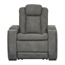  Manufacturer Color_Slate  -- Next-Gen DuraPella 2200413 Power Recliner with Adjustable Headrest IMAGE 3