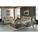  Manufacturer Color_Sand  -- Signature Design by Ashley Next Gen DuraPella Power Reclining Leather Look Sofa IMAGE 13