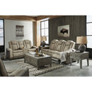  Manufacturer Color_Sand  -- Signature Design by Ashley Next Gen DuraPella Power Reclining Leather Look Sofa IMAGE 16