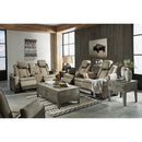 Manufacturer Color_Sand  -- Signature Design by Ashley Next Gen DuraPella Power Reclining Leather Look Sofa IMAGE 17