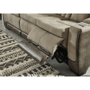  Manufacturer Color_Sand  -- Signature Design by Ashley Next Gen DuraPella Power Reclining Leather Look Sofa IMAGE 7