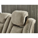  Manufacturer Color_Sand  -- Signature Design by Ashley Next Gen DuraPella Power Reclining Leather Look Sofa IMAGE 8