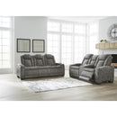  Manufacturer Color_Slate  -- Next-Gen DuraPella 2200415 Power Reclining Sofa with Adjustable Headrest IMAGE 13