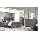  Size_Queen -- Signature Design by Ashley Lodanna Upholstered Panel Bed with Storage IMAGE 6