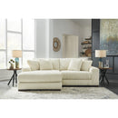  Manufacturer Color_Ivory -- Signature Design by Ashley Lindyn Fabric 2 pc Sectional IMAGE 2