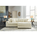  Manufacturer Color_Ivory -- Signature Design by Ashley Lindyn Fabric 2 pc Sectional IMAGE 2