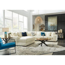  Manufacturer Color_Ivory -- Signature Design by Ashley Lindyn Fabric 5 pc Sectional IMAGE 5