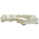  Manufacturer Color_Ivory -- Signature Design by Ashley Lindyn Fabric 5 pc Sectional IMAGE 1