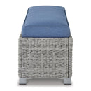  Signature Design by Ashley Naples Beach P439-600 Bench with Cushion IMAGE 3