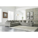  Manufacturer Color_Fog -- Signature Design by Ashley Lindyn 21105S5 5 pc Sectional IMAGE 3