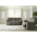  Manufacturer Color_Putty -- Signature Design by Ashley Alphons Reclining Fabric Sofa IMAGE 8