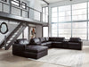 Modmax II Sectional with Chaise and Storage Consoles - Atchison Furniture Company (Atchison, KS)