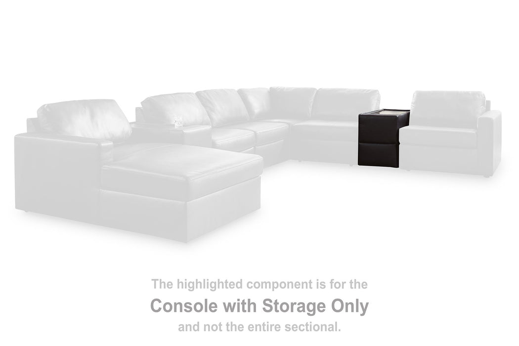 Modmax II Sectional with Chaise and Storage Consoles - Atchison Furniture Company (Atchison, KS)