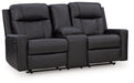 Mackmenville Reclining Loveseat with Console - Atchison Furniture Company (Atchison, KS)