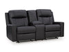 Mackmenville Reclining Loveseat with Console - Atchison Furniture Company (Atchison, KS)