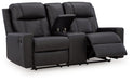 Mackmenville Reclining Loveseat with Console - Atchison Furniture Company (Atchison, KS)