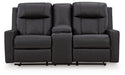Mackmenville Reclining Loveseat with Console - Atchison Furniture Company (Atchison, KS)