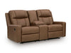 Mackmenville Reclining Loveseat with Console - Atchison Furniture Company (Atchison, KS)