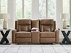 Mackmenville Reclining Loveseat with Console - Atchison Furniture Company (Atchison, KS)