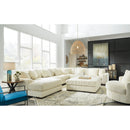  Manufacturer Color_Ivory -- Signature Design by Ashley Lindyn Fabric 6 pc Sectional IMAGE 4