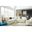  Manufacturer Color_Ivory -- Signature Design by Ashley Lindyn Fabric 6 pc Sectional IMAGE 5