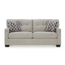  Manufacturer Color_Pebble  -- Signature Design by Ashley Mahoney Stationary Fabric Sofa IMAGE 2
