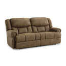  Motion Type_Power Recline  -- Signature Design by Ashley Boothbay Reclining Leather Look Sofa IMAGE 1