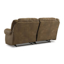  Motion Type_Power Recline  -- Signature Design by Ashley Boothbay Reclining Leather Look Sofa IMAGE 5