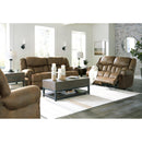  Motion Type_Power Recline  -- Signature Design by Ashley Boothbay Reclining Leather Look Sofa IMAGE 9