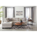  Manufacturer Color_Pebble  -- Signature Design by Ashley Mahoney Fabric 2 pc Sectional IMAGE 3
